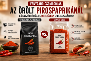 Fényzáró csomagolás az őrölt pirospaprikánál – kötelező előírás, de mit szólnak ehhez a vásárlók?